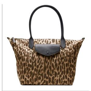 Banana Republic Nylon Travel Tote in Leopard Print
